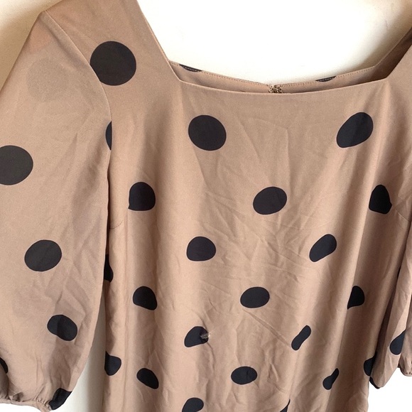 (A1) Amanda Uprichard Walsh Polka Dot Shift Dress, Size M - Picture 3 of 15